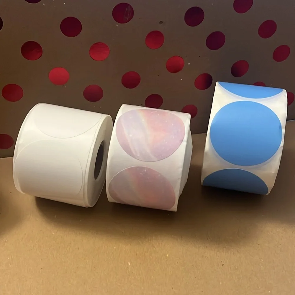 2” Posh Therapy Hand Crafted Stickers (50) Total NIP